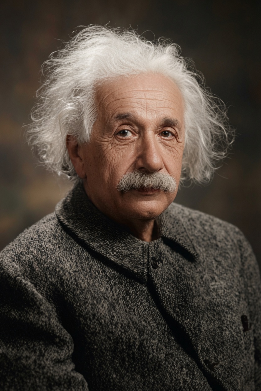 Portrait of Prof. Albert Einstein