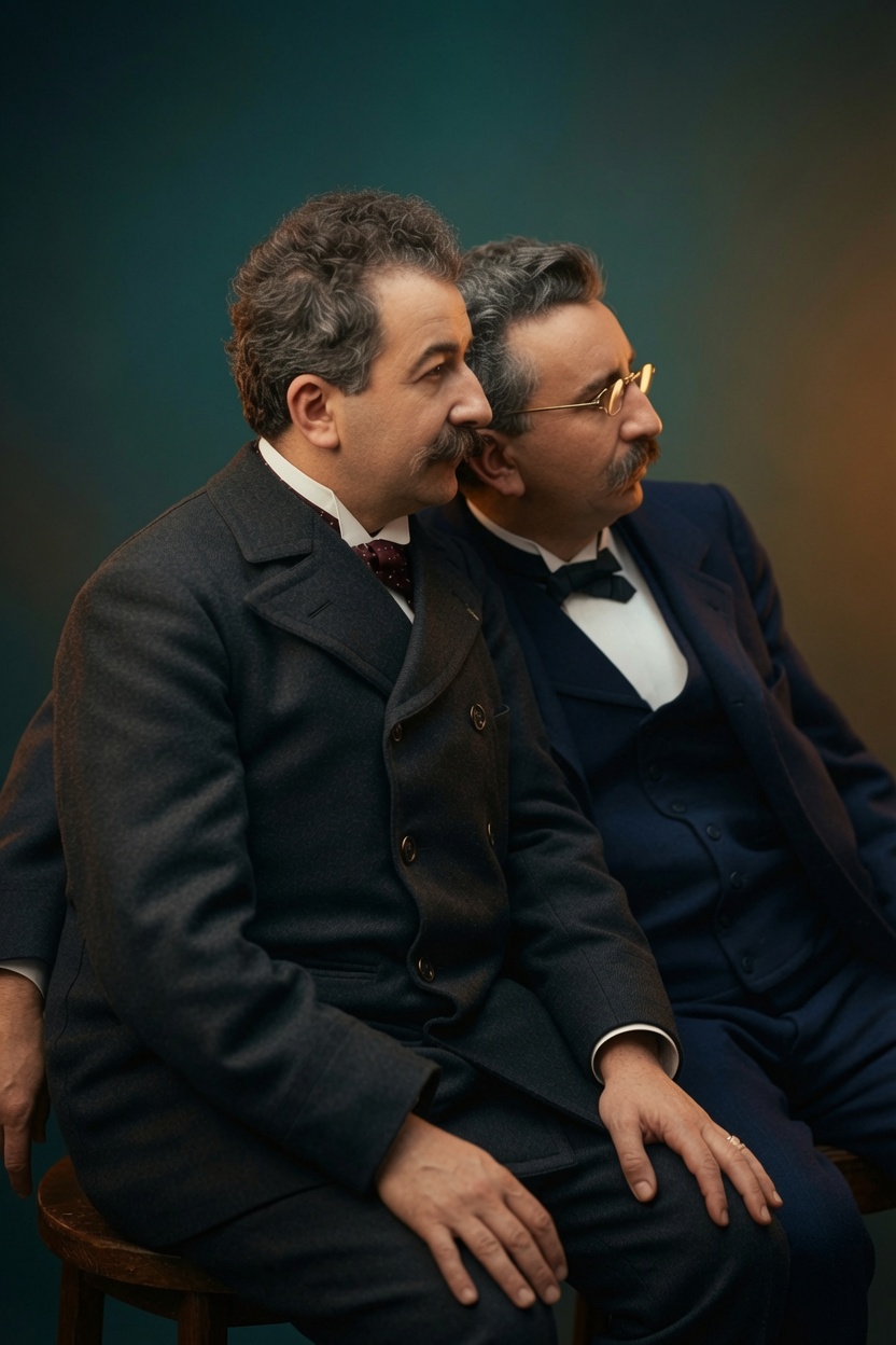 Portrait of Auguste & Louis Lumière